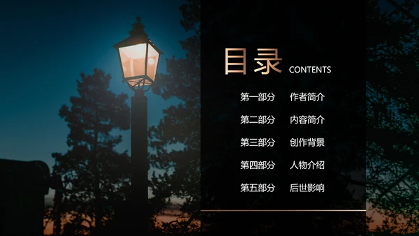 《教父》读书笔记ppt模板