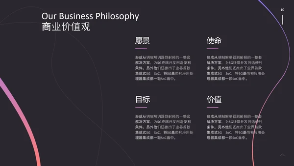 动感线条5G战略计划书PPT模板