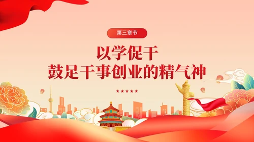 党建把握以学促干的精髓要义主题教育党课课件PPT