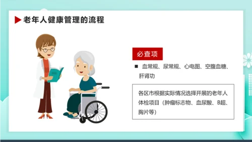 卡通风老年人健康管理知识养老院PPT课件模板