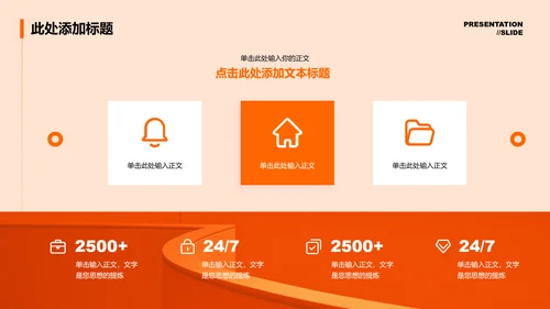 橙红色渐变315国际消费者权益日通用演示PPT模板