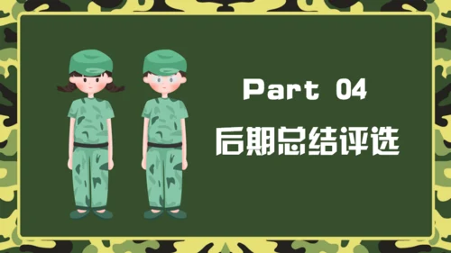 新生军训夏令营通用PPT模板