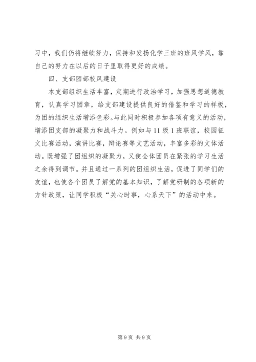 五好团支部申报材料.docx