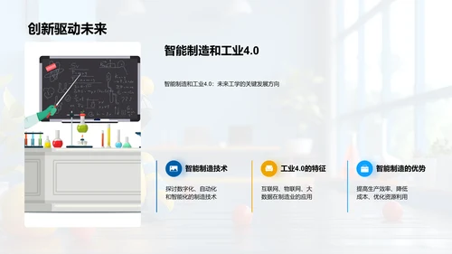 工学研究新趋势PPT模板