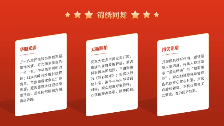 金色党政风国庆文化演出活动宣传推广PPT模版