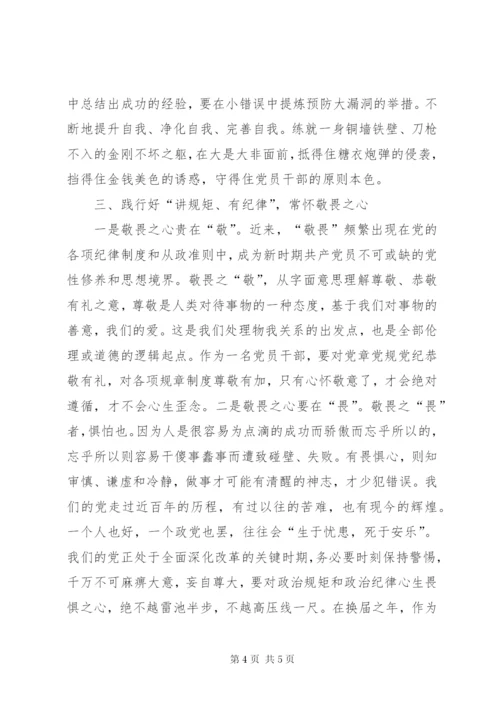 “守纪律、讲规矩”心得体会 (5).docx