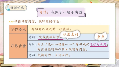 【核心素养】部编版语文三年级下册-习作4. 我做了一项小实验（课件）