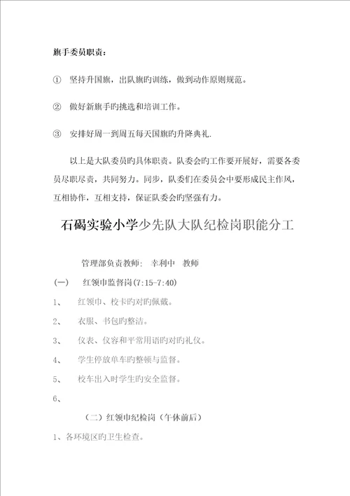 少先队大队委建设专题方案