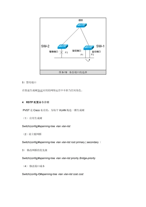 Cisco快速生成树协议RSTP协议原理及配置.docx