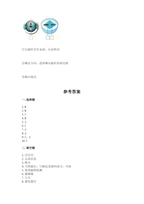 教科版二年级下册科学知识点期末测试卷及参考答案1套.docx