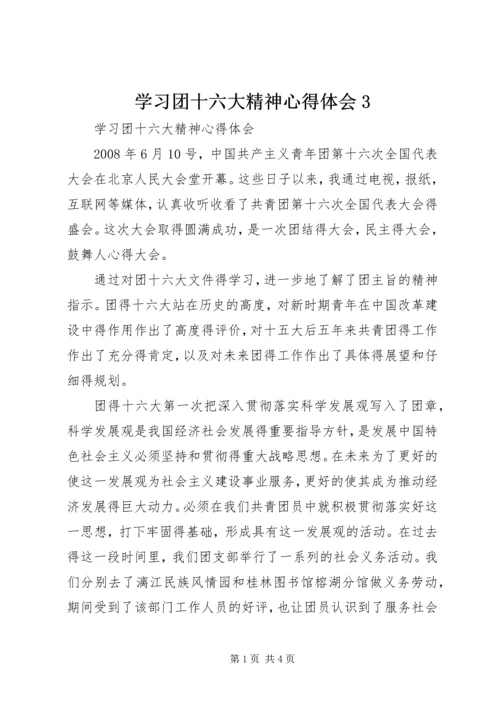 学习团十六大精神心得体会3.docx