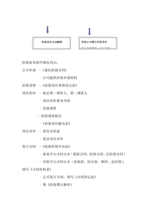 担保公司担保业务操作标准流程详细.docx