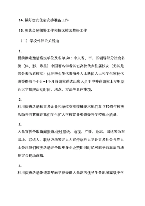 学校作文之大学校庆专业策划专项方案.docx