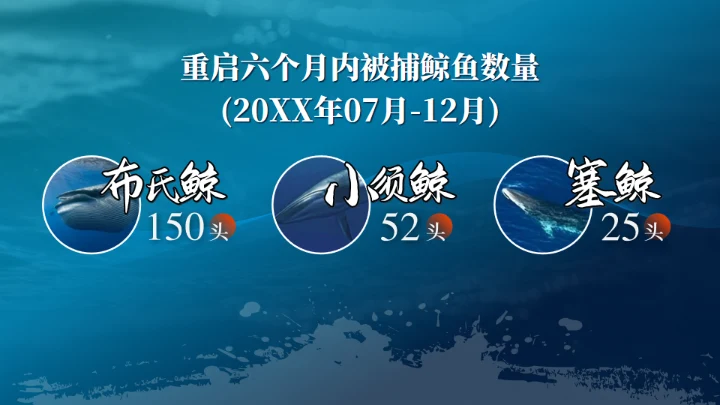 鲸落万物生鲸鱼知识讲座通用PPT模板