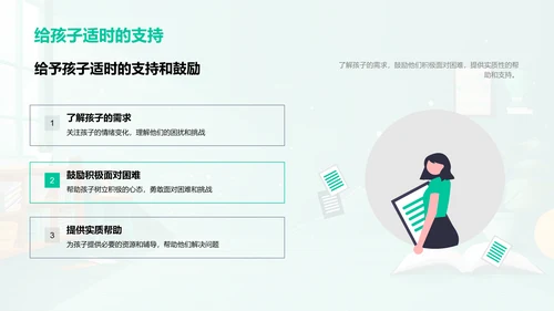 家长助力高中生心理健康PPT模板