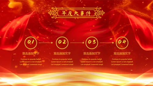 公司年会庆典颁奖典礼通用PPT模版