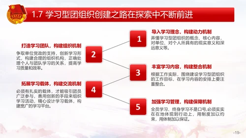 党政党委团委工作汇报PPT模板