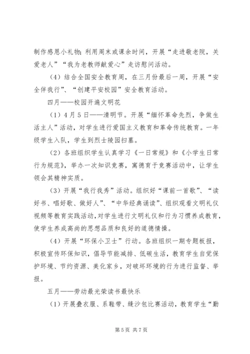 西林小学四德工程实施方案.docx