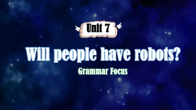 Unit 7 SectionA Grammar focus课件（人教八上Unit7 Will peo