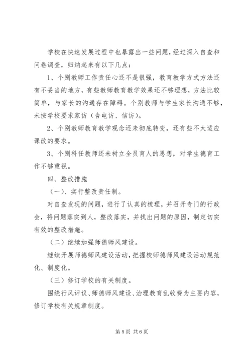 学校行风民主评议工作总结.docx