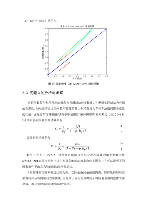 汽车理论课程设计说明书-汽车性制动性计算).docx