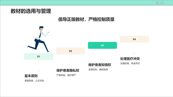 绿色插画风医疗医学护士护理工作汇报PPT模板