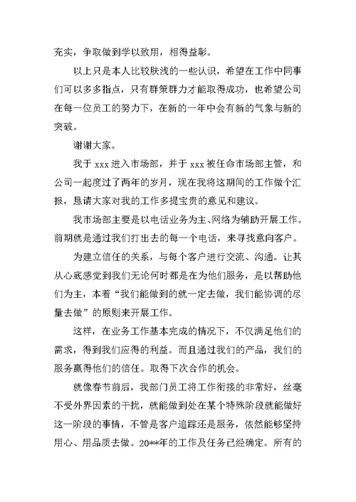 销售总监年度述职报告范文