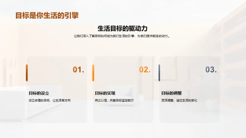 目标设定与生活导向