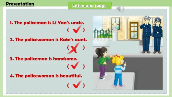 Unit 2 She looks cute .Lesson 11-12课件(共26张PPT)