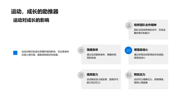 运动的价值与乐趣PPT模板