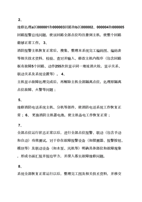 活动专项方案之消防综合项目工程整改专项方案.docx