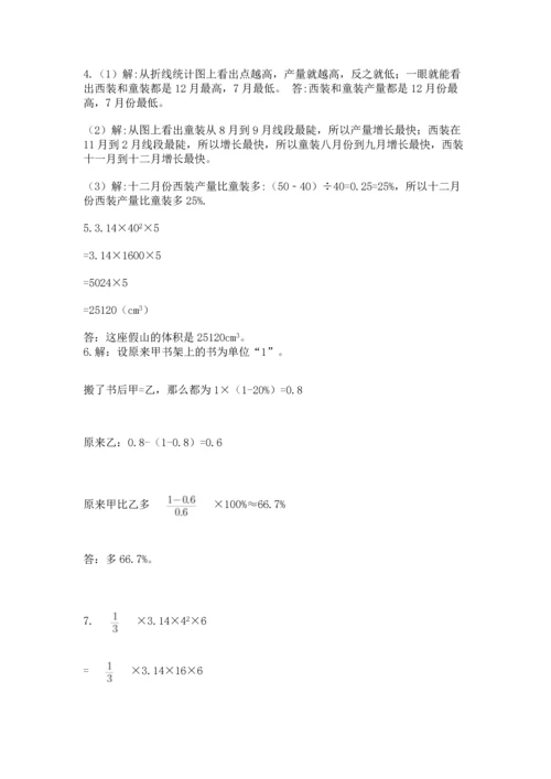 六年级小升初数学应用题50道（培优b卷）.docx