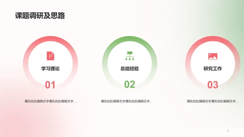 绿色创意艺术系3D毕业论文答辩PPT