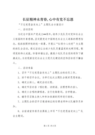 长征精神永青春,心中有党不忘恩 (3).docx