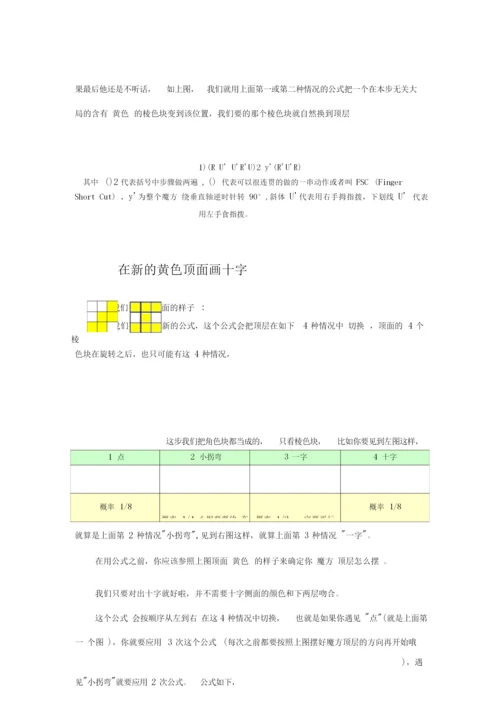 三阶魔方公式图解入门新手学习基础.docx