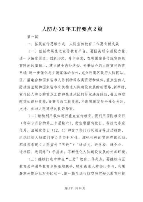 人防办某年工作要点2篇精编.docx