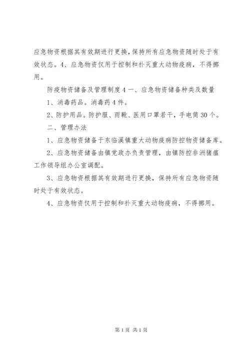防疫物资储备及管理制度4篇.docx