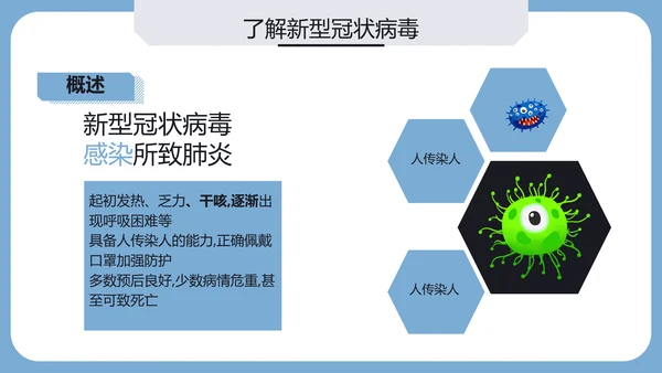 疫情防控疾病预防医疗PPT模板