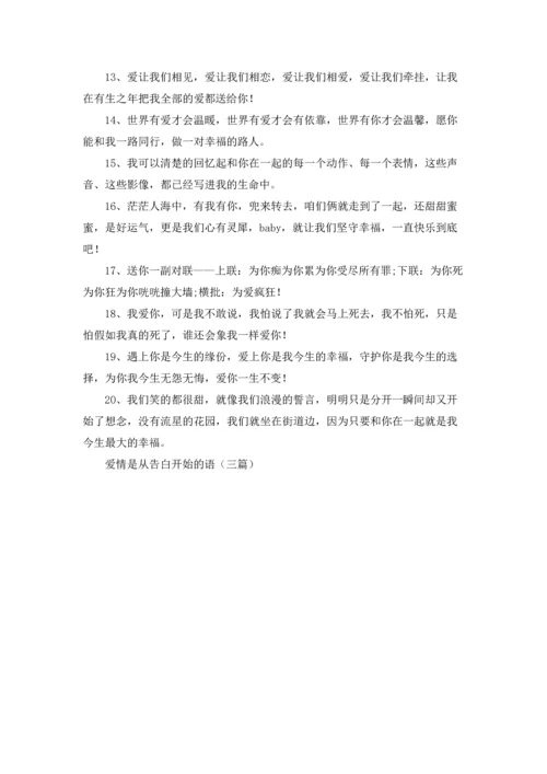 爱情是从告白开始的语（三篇）.docx