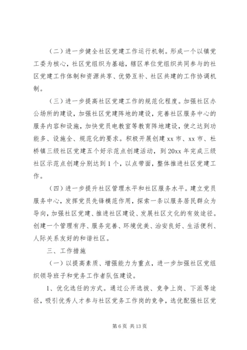 社区XX年党建工作计划范文.docx