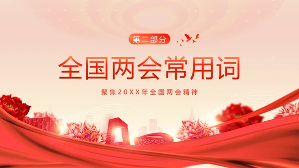 全国两会精神两会常识两会看点两会政府工作报告PPT