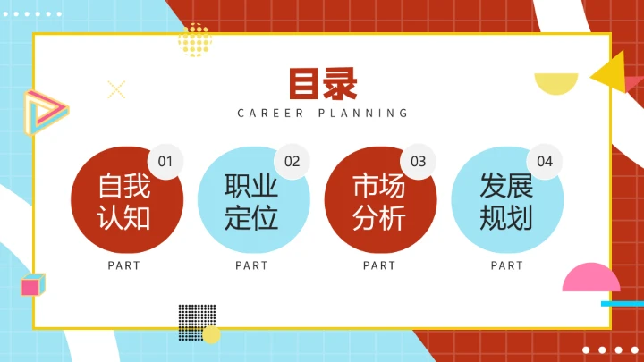 大学生职业生涯规划方案PPT