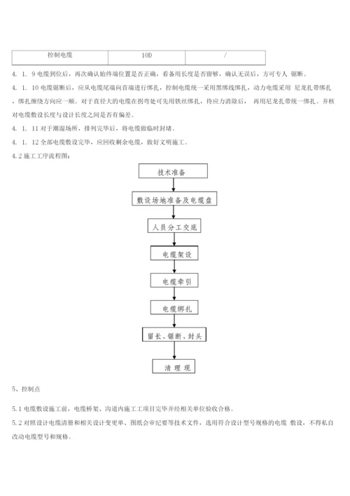 电线电缆敷设施工方案.docx