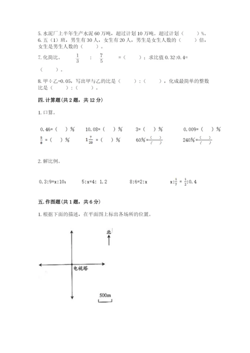 驻马店市正阳县六年级下册数学期末测试卷及答案一套.docx