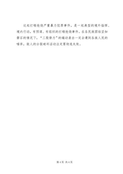 在新疆七五事件中的感想.docx