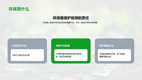 环保生活，我们的责任