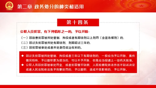 公职人员处分法通用PPT模板