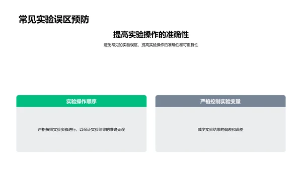 毕业实验技能分享报告PPT模板