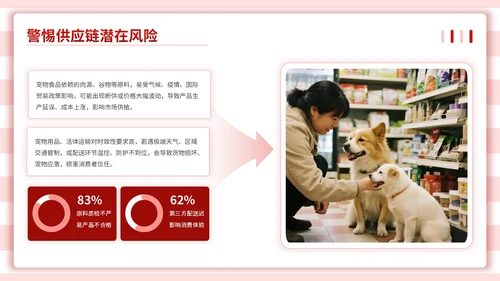 红色商务风爱宠计划市场分析报告PPT模板