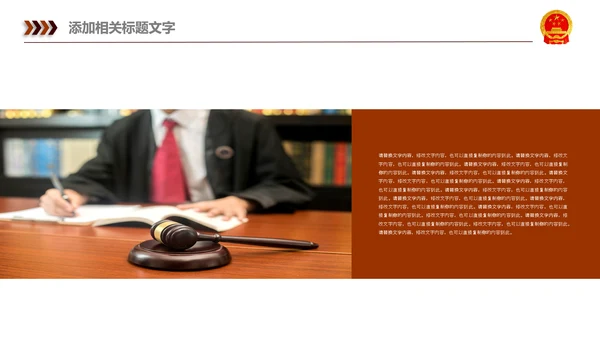 法院法律法学宪法刑法法庭律师PPT模板